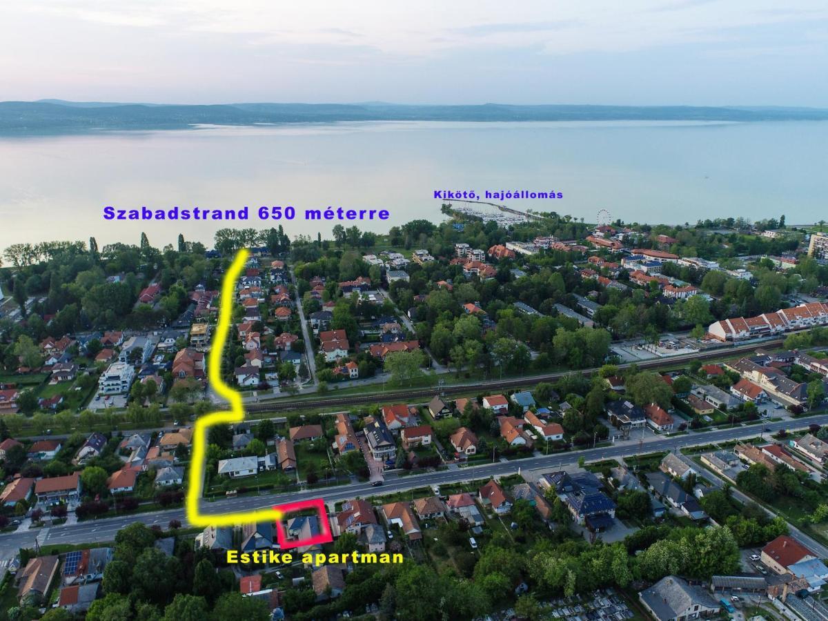 Estike Apartment Balatonlelle Bagian luar foto